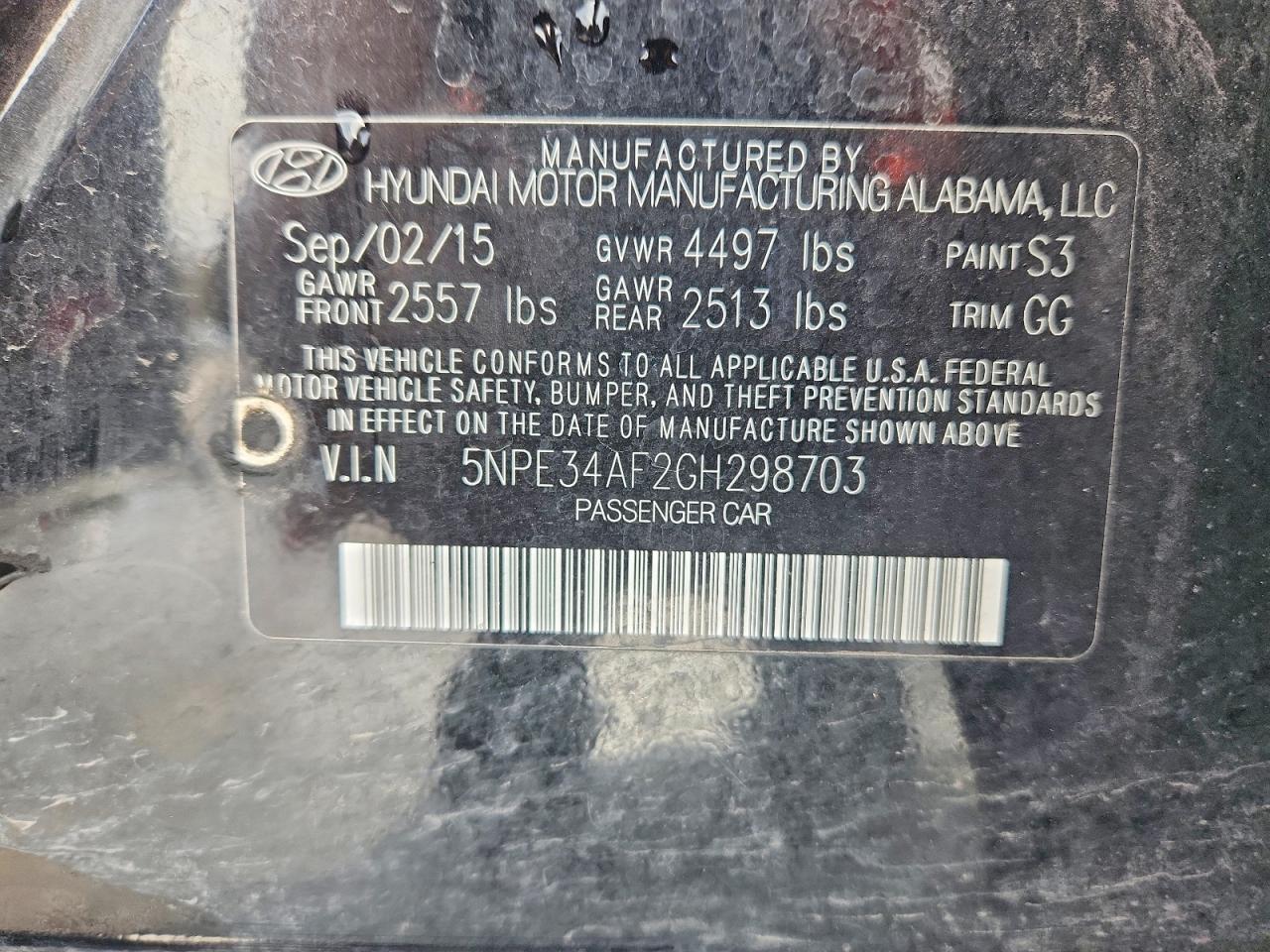 2016 HYUNDAI SONATA LIMITED photo 25