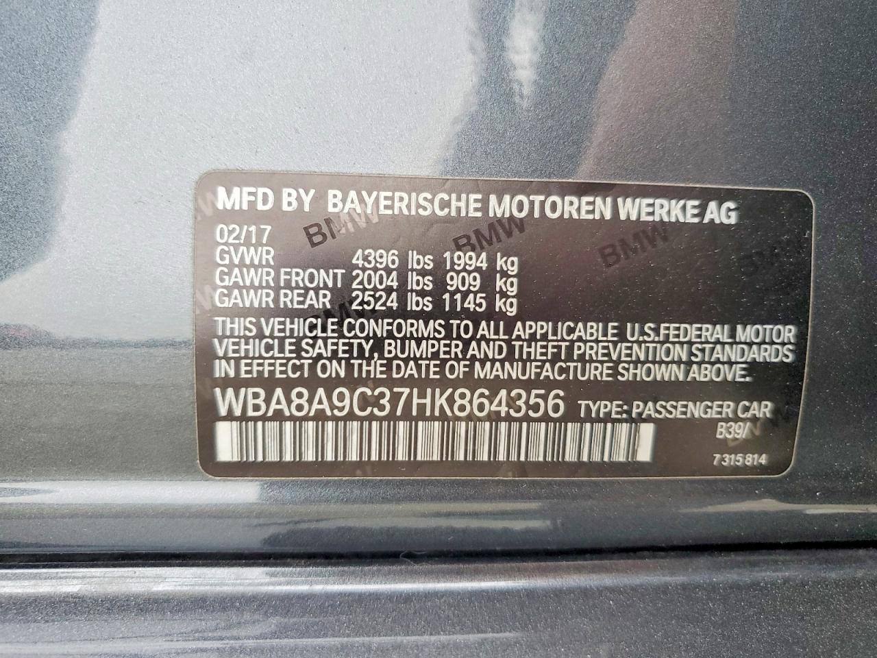 2017 BMW 320 photo 12