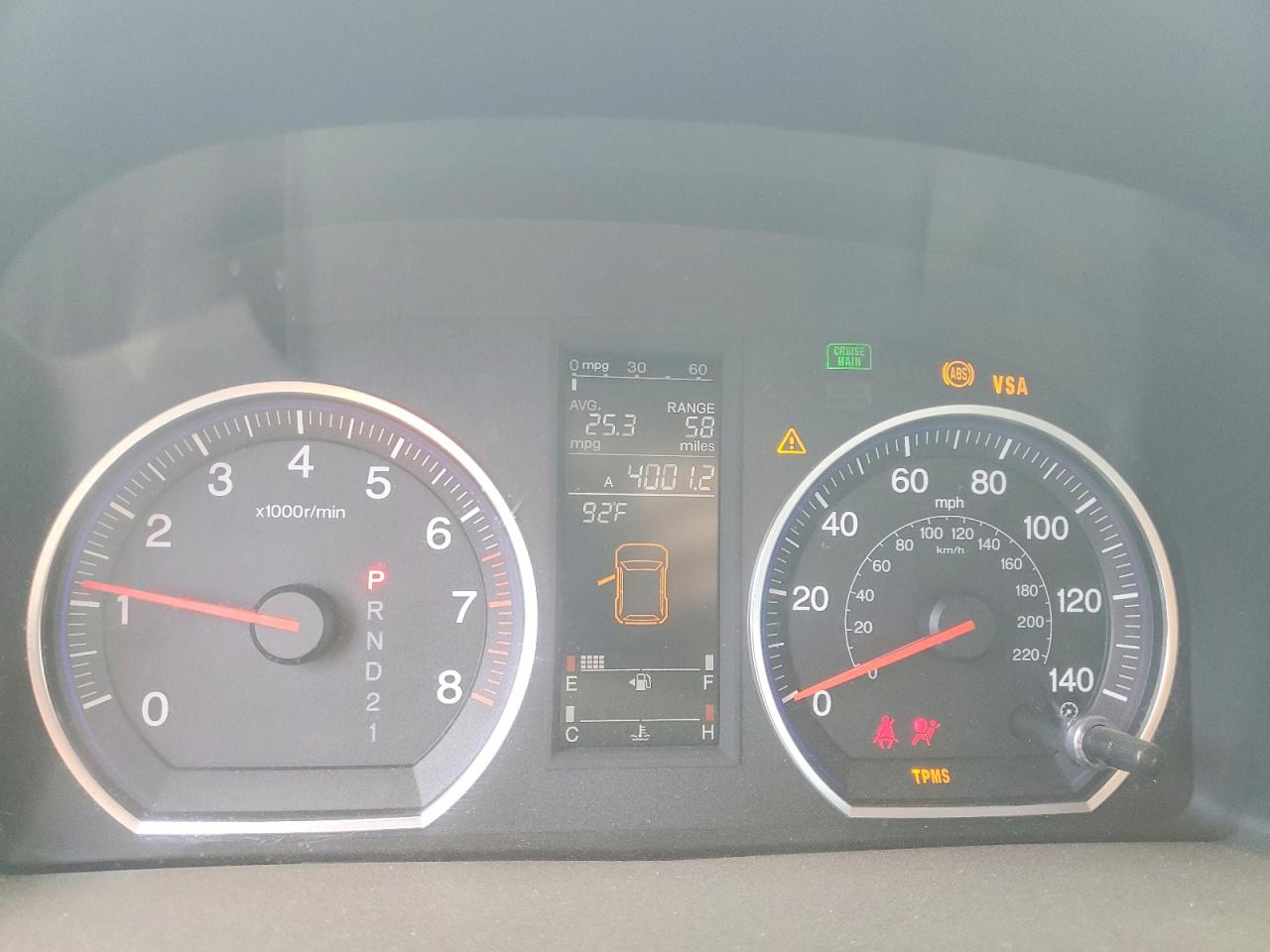 2008 HONDA CR-V EXL photo 9