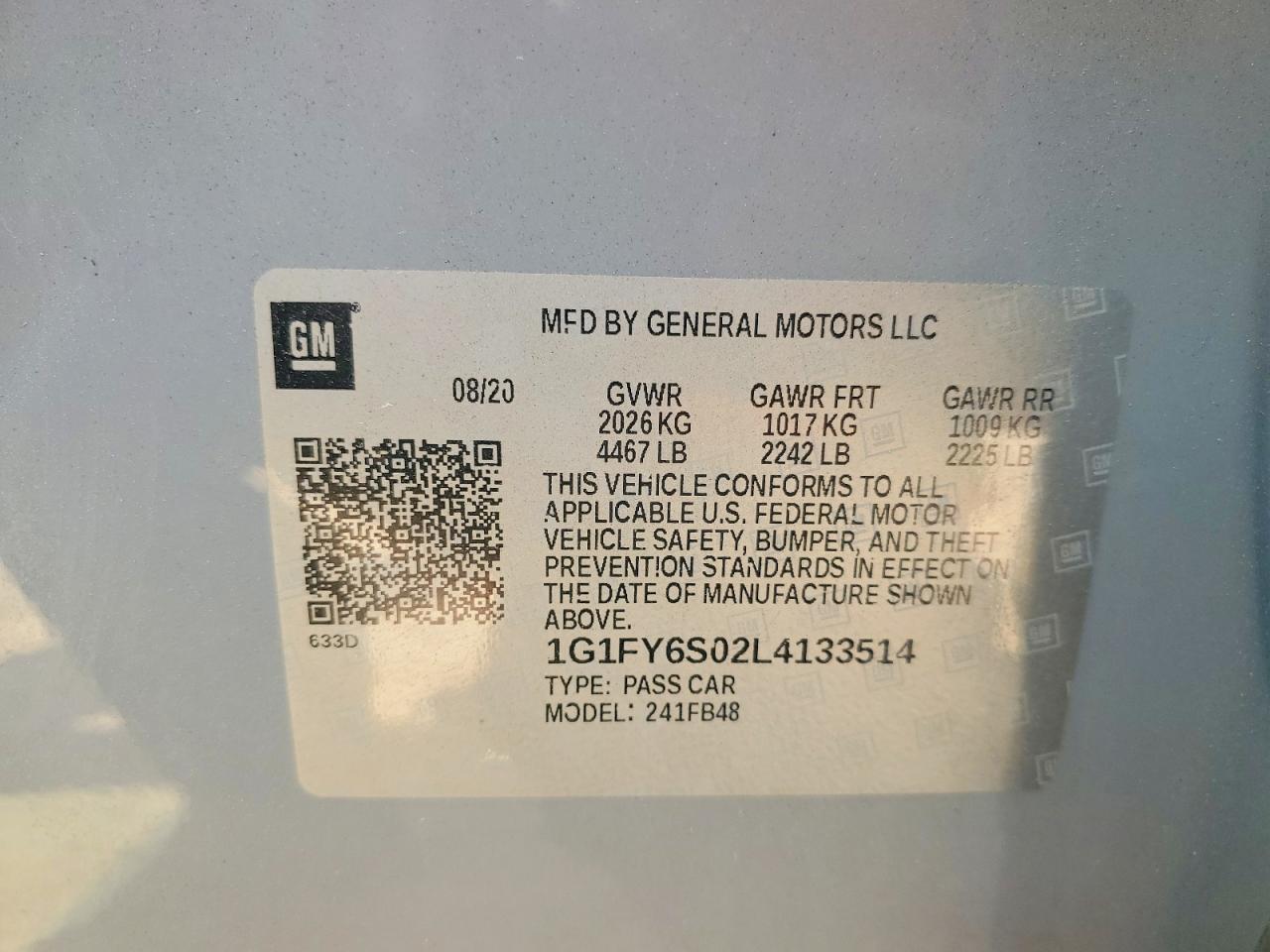 2020 CHEVROLET BOLT EV LT photo 23