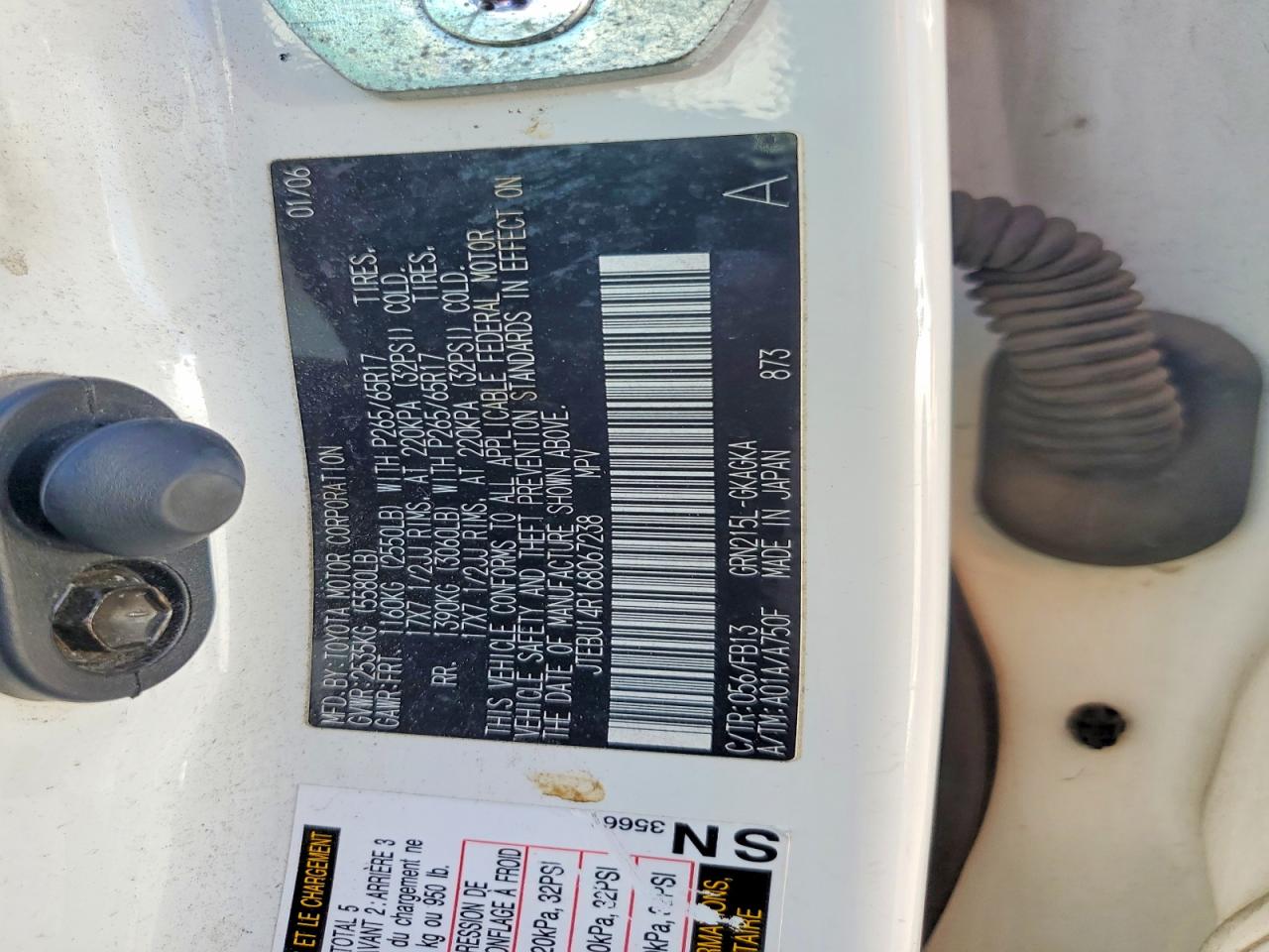 2006 TOYOTA 4RUNNER SPORT EDITION photo 25