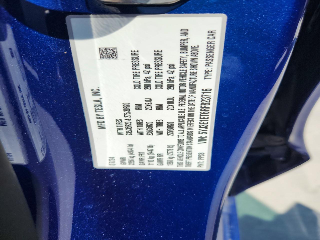 2024 TESLA MODEL 3 photo 34
