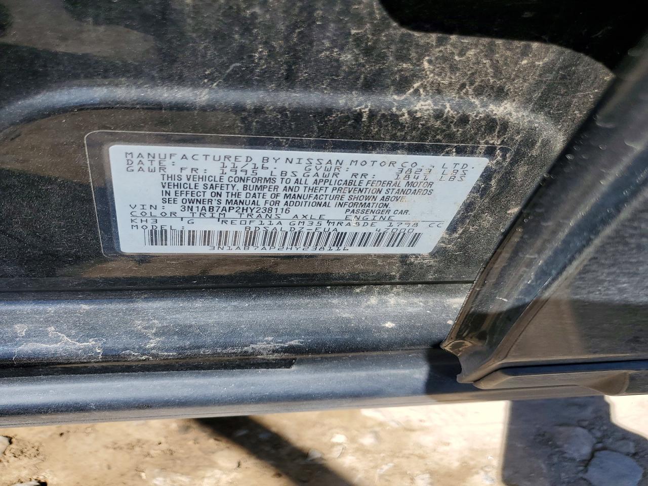 2017 NISSAN SENTRA SV photo 12