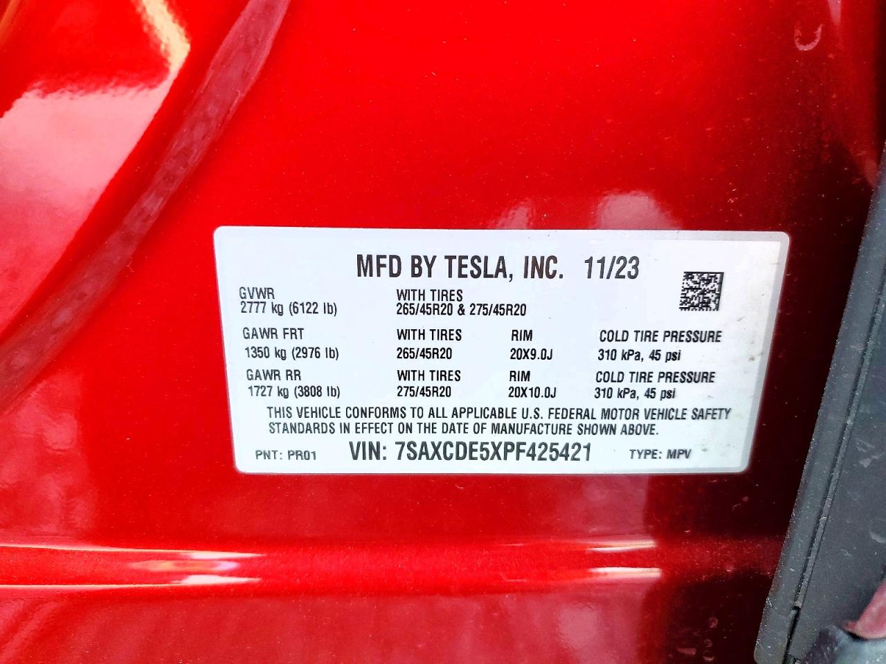 2023 TESLA MODEL X photo 37