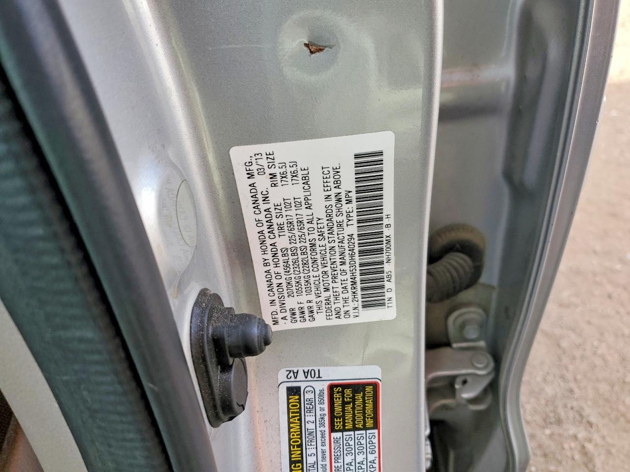 2013 HONDA CR-V photo 25