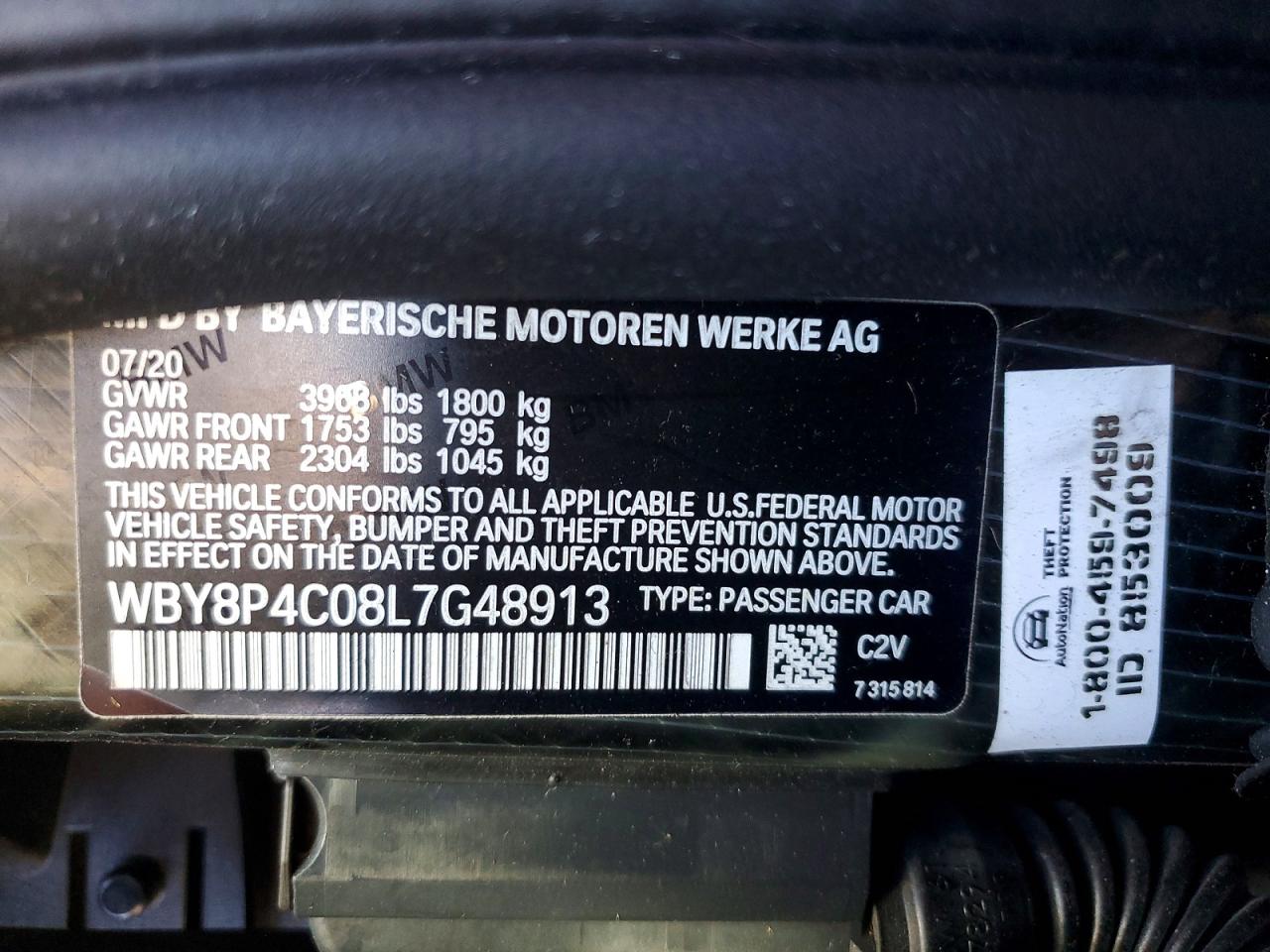 2020 BMW I3 REX photo 12