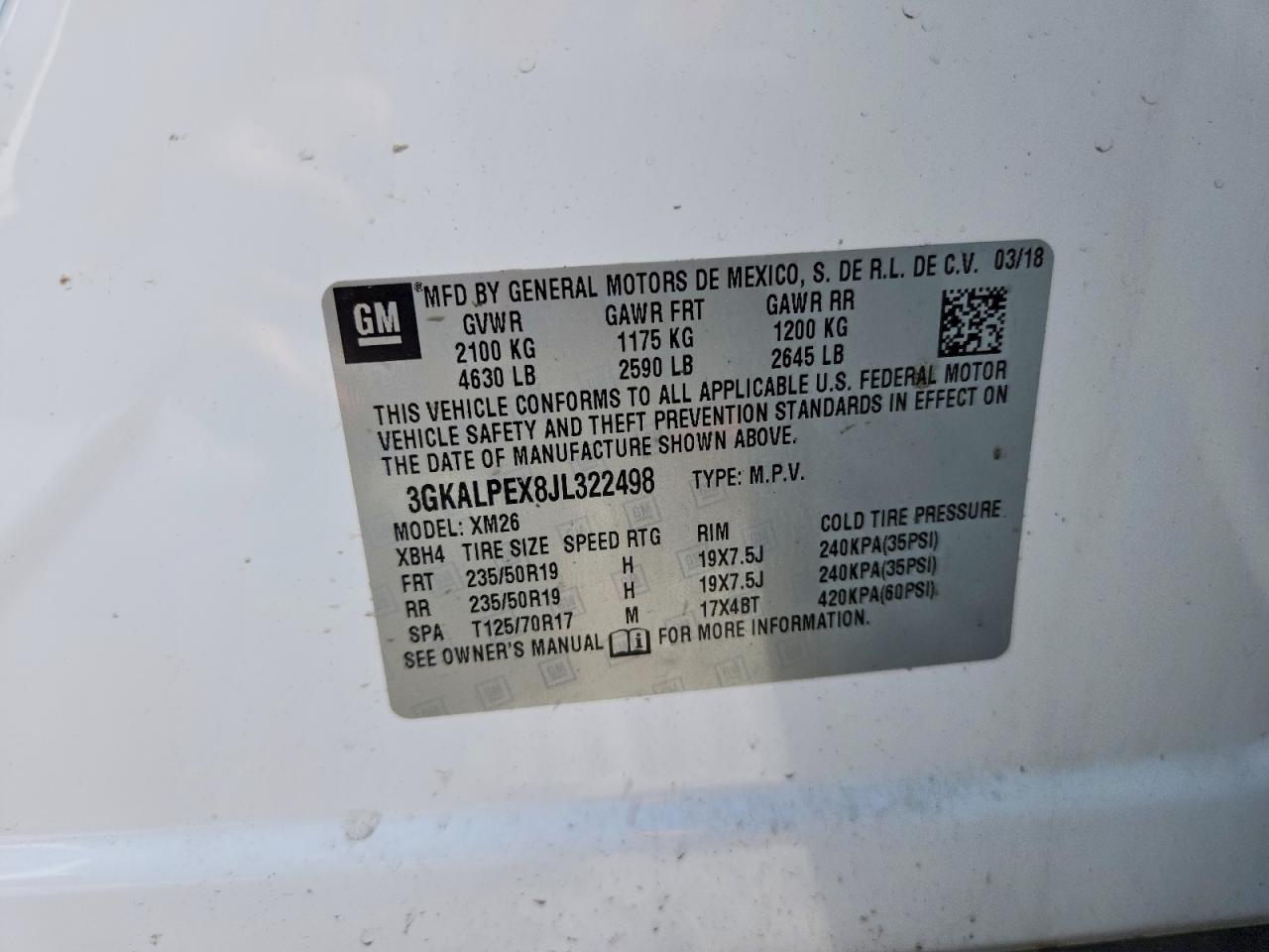 2018 GMC TERRAIN SLT photo 49