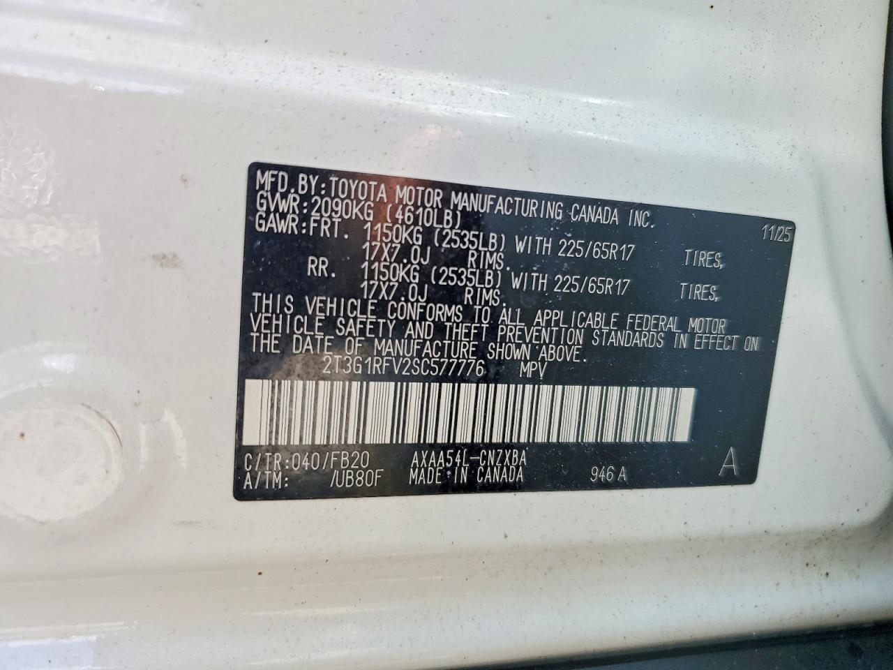 2025 TOYOTA RAV4 LE photo 27