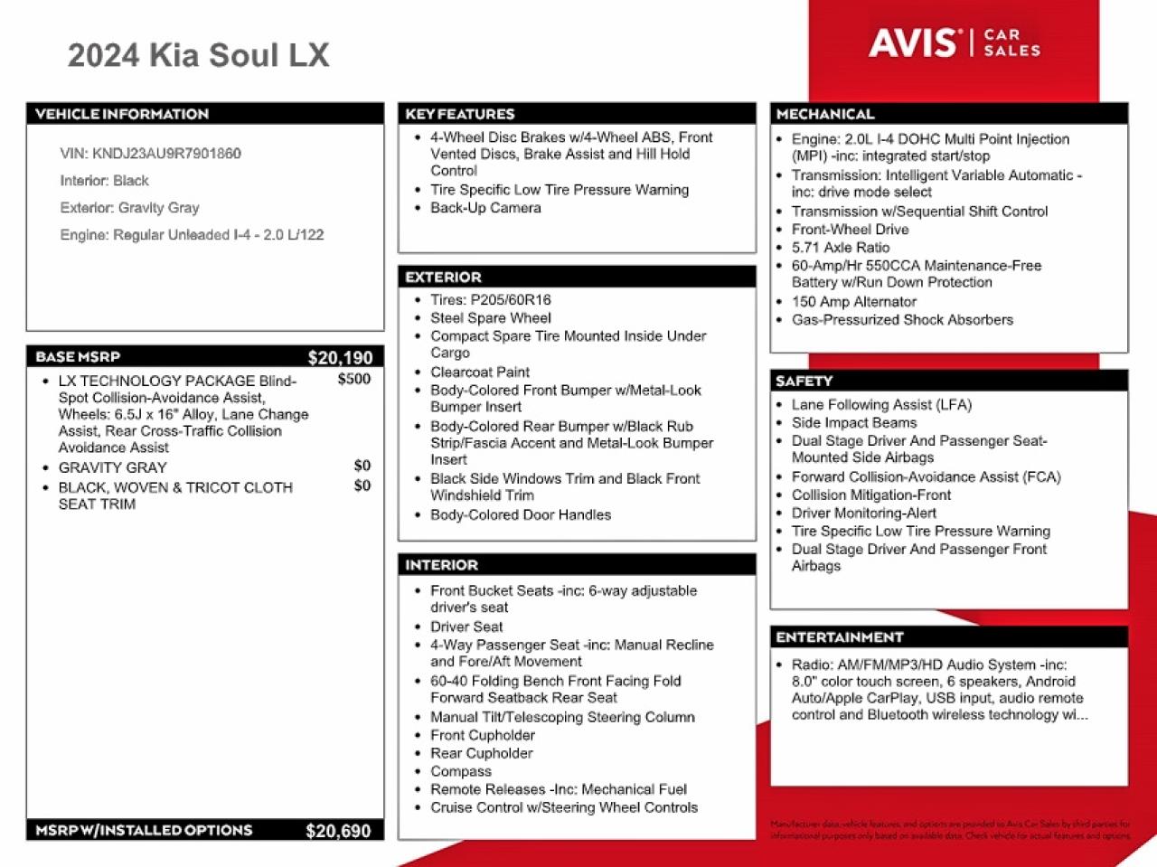 2024 KIA SOUL LX photo 23