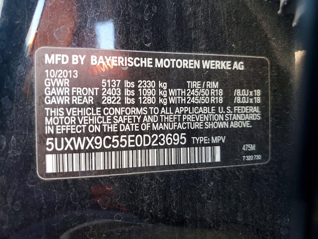 2014 BMW X3 XDRIVE28I photo 25