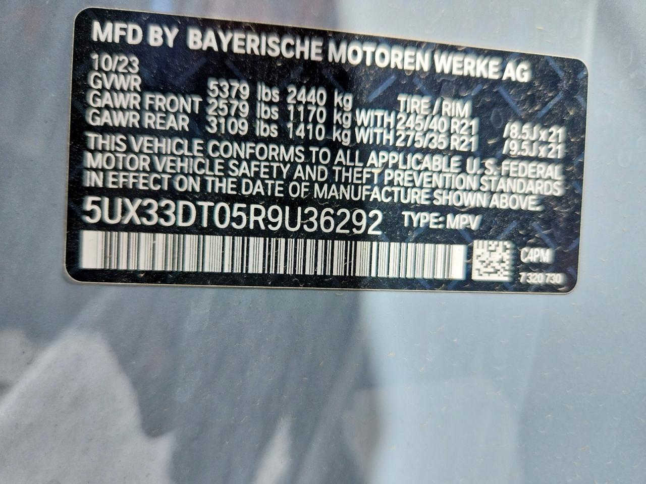 2024 BMW X4 XDRIVE30I photo 27