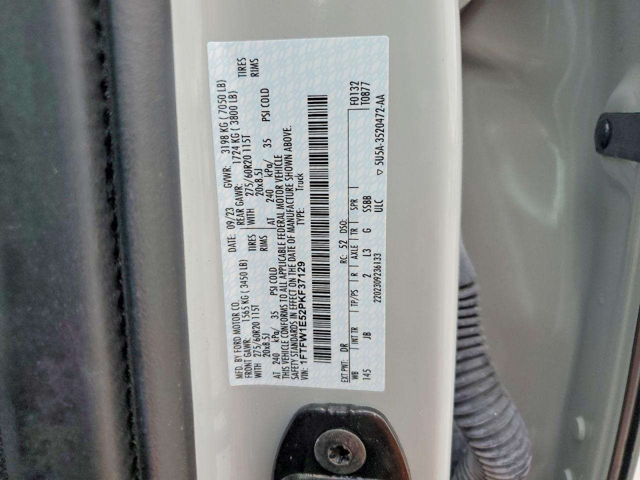 2023 FORD F150 SUPERCREW photo 34