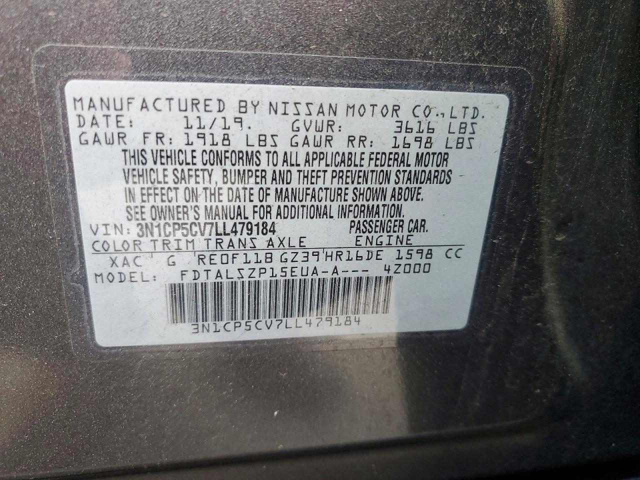 2020 NISSAN KICKS SV photo 25