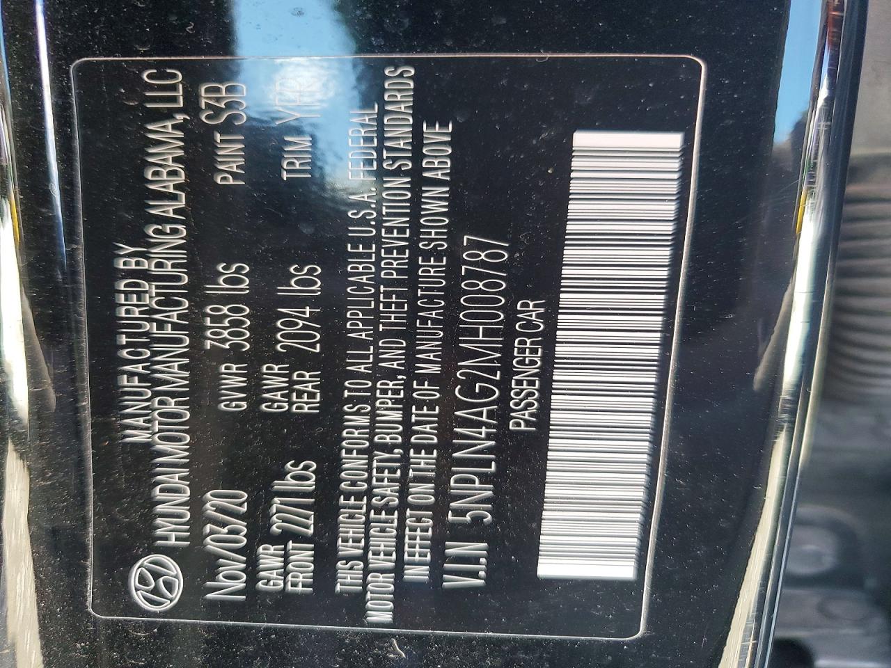 2021 HYUNDAI ELANTRA SEL photo 12