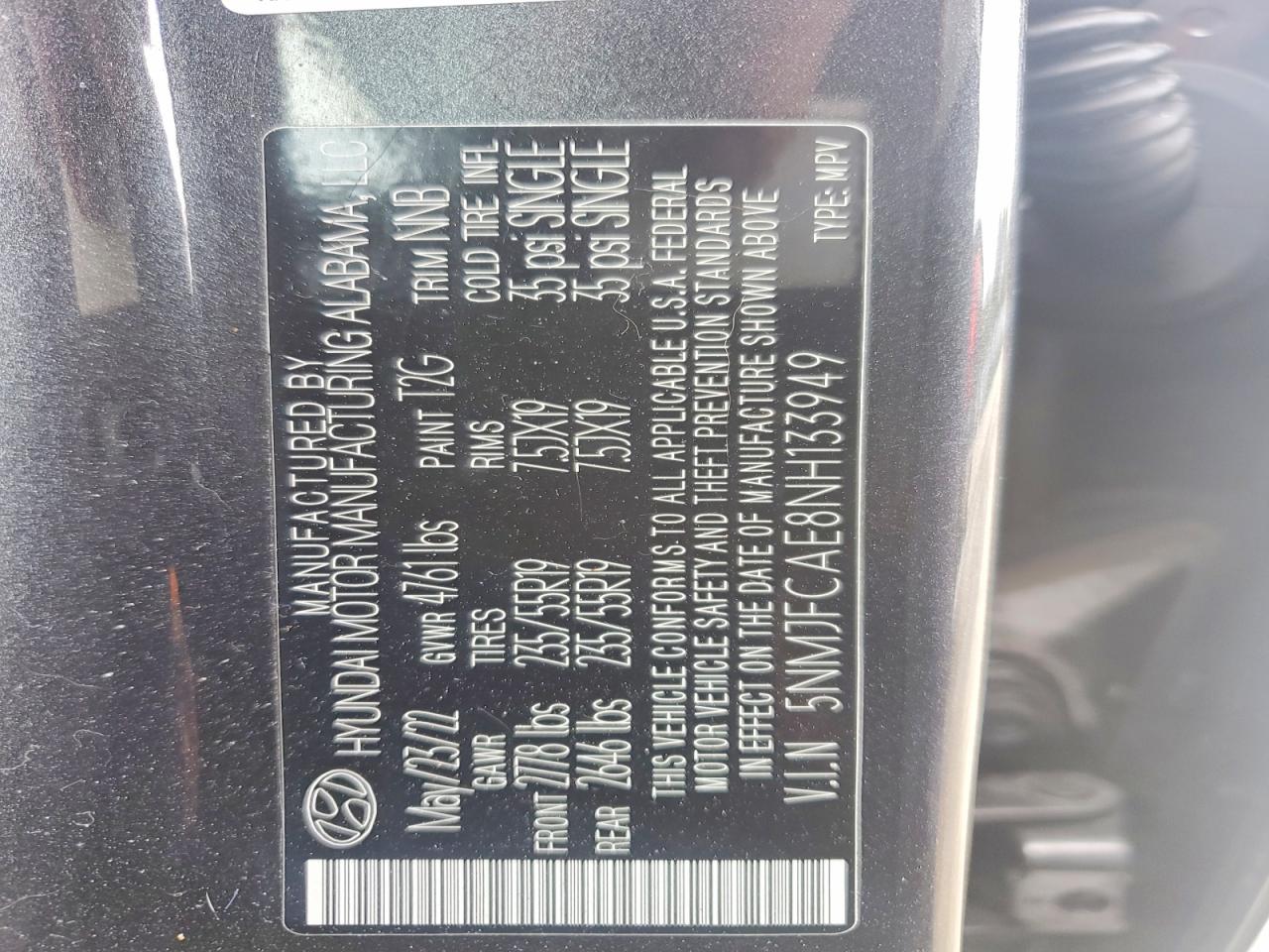 2022 HYUNDAI TUCSON SEL photo 37