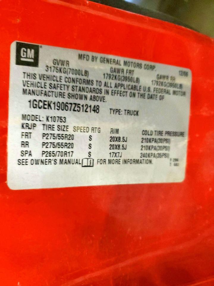 2007 CHEVROLET SILVERADO K1500 photo 23