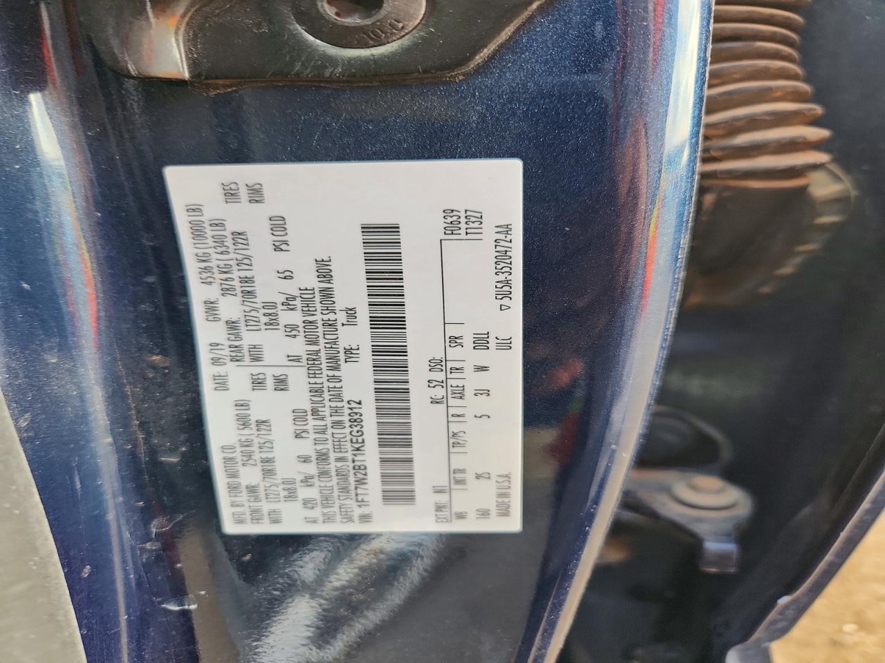 2019 FORD F250 SUPER DUTY photo 34