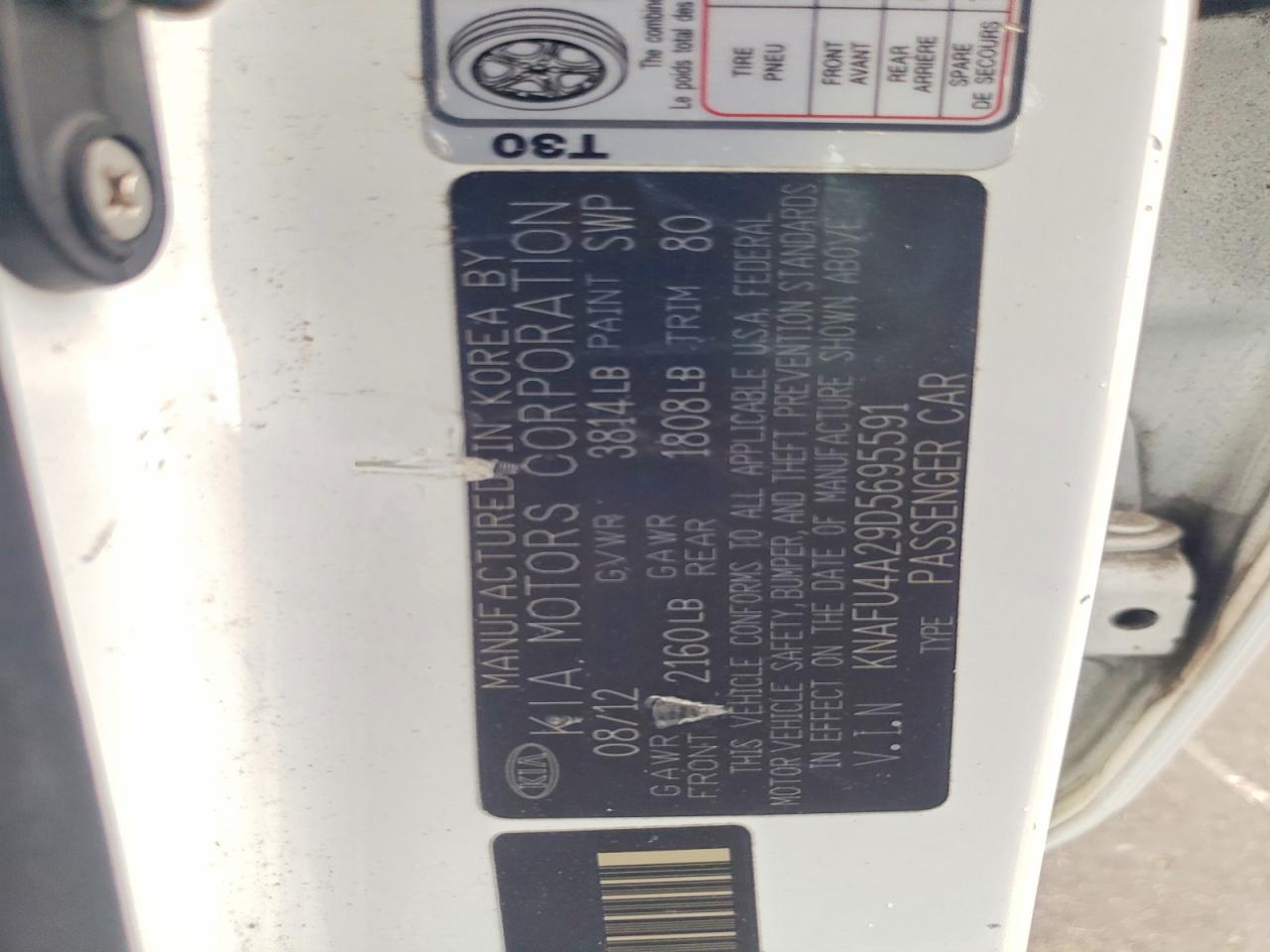 2013 KIA FORTE EX photo 23