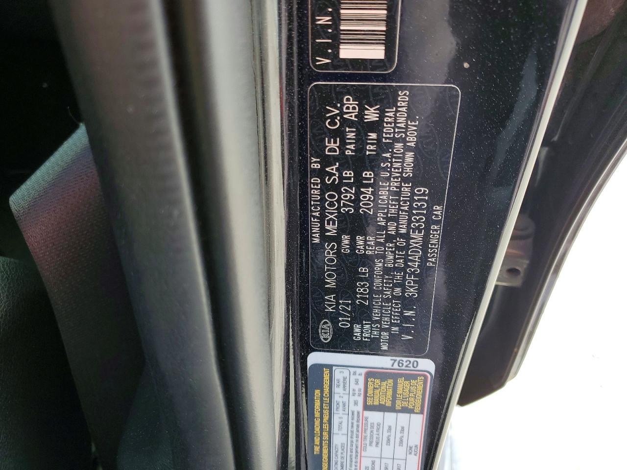 2021 KIA FORTE GT-LINE photo 12