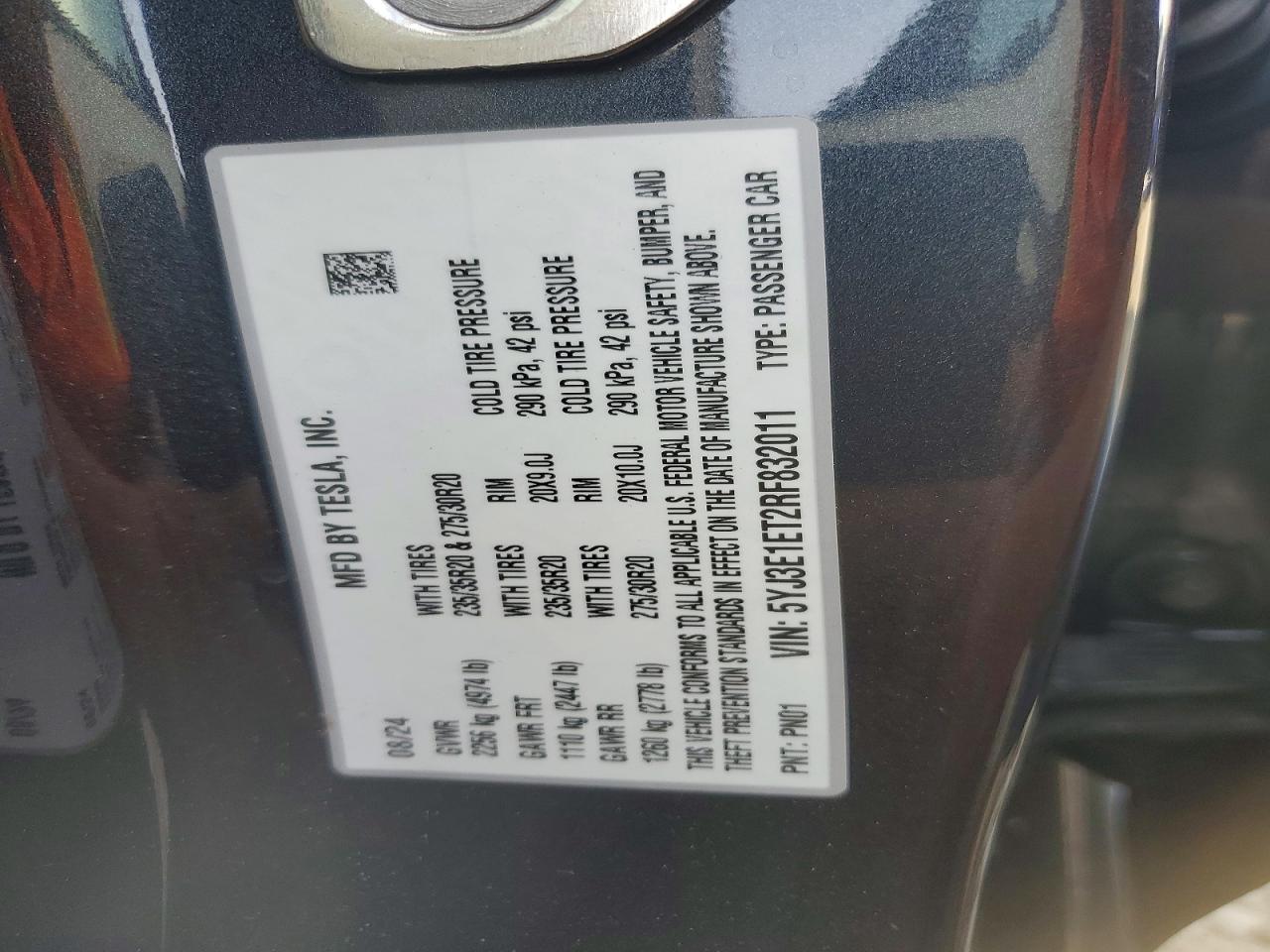 2024 TESLA MODEL 3 photo 37