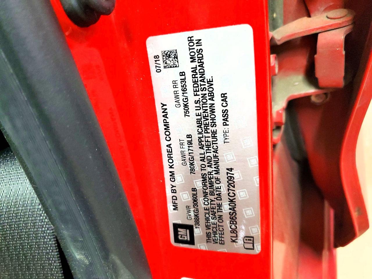 2019 CHEVROLET SPARK LS photo 23