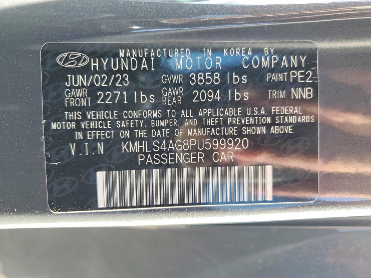 2023 HYUNDAI ELANTRA SEL photo 23