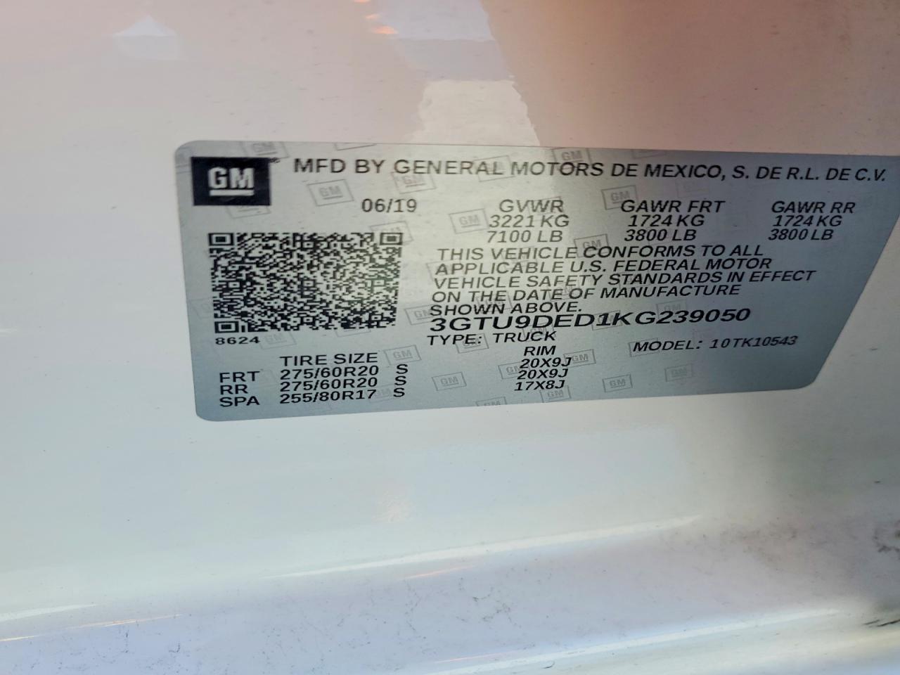 2019 GMC SIERRA K1500 SLT photo 23