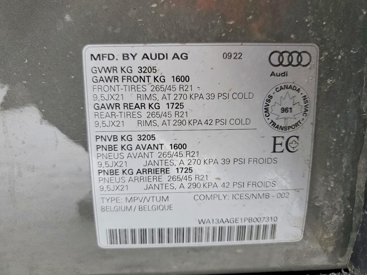 2023 AUDI E-TRON SPORTBACK PRESTIGE photo 34