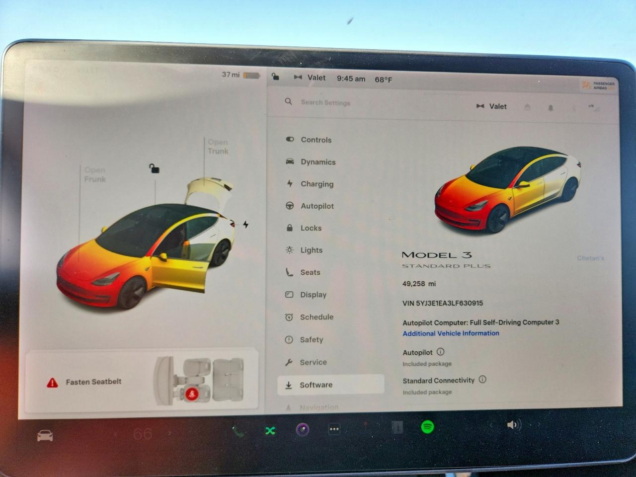 2020 TESLA MODEL 3 photo 9