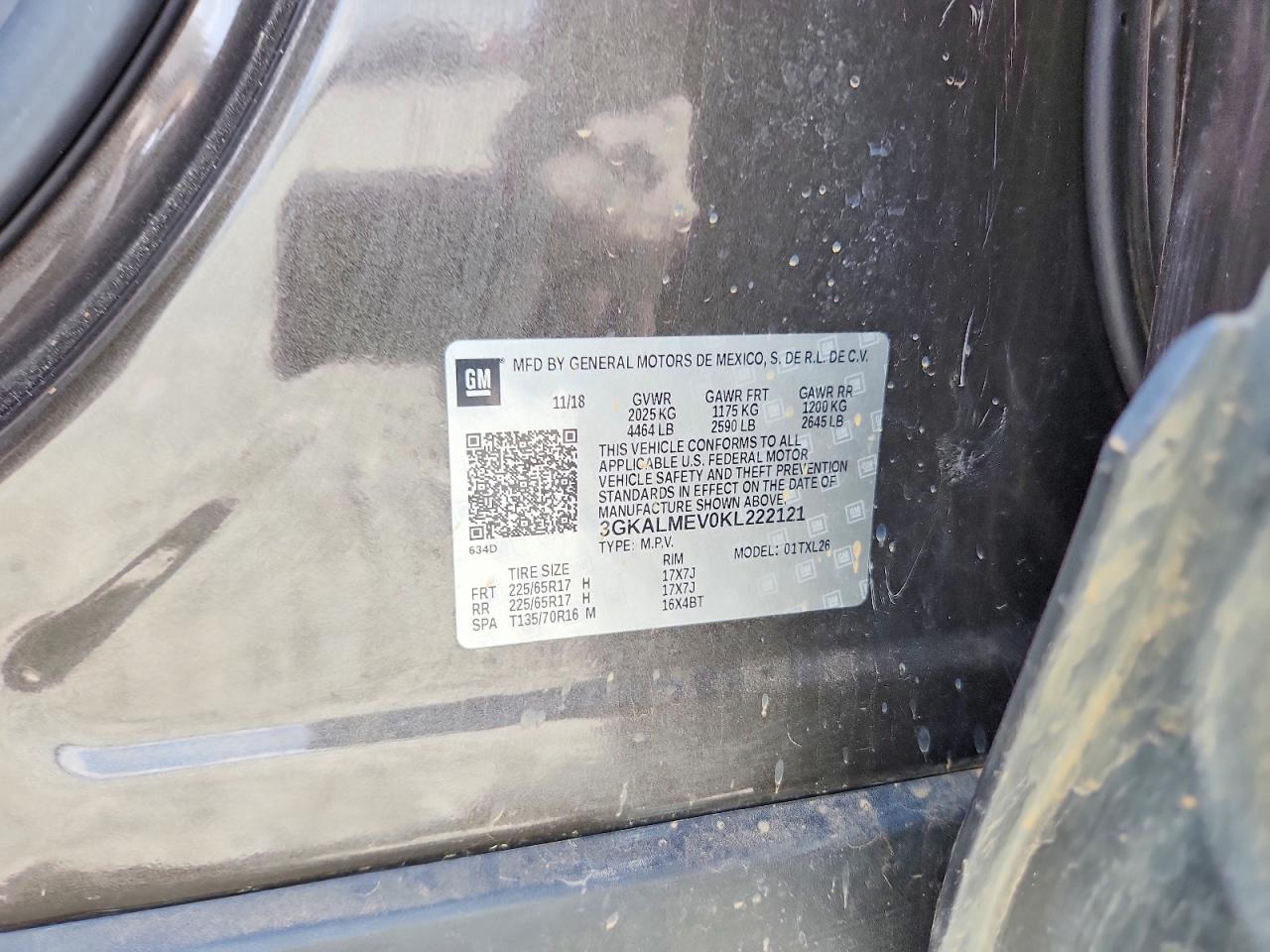 2019 GMC TERRAIN SLE photo 13