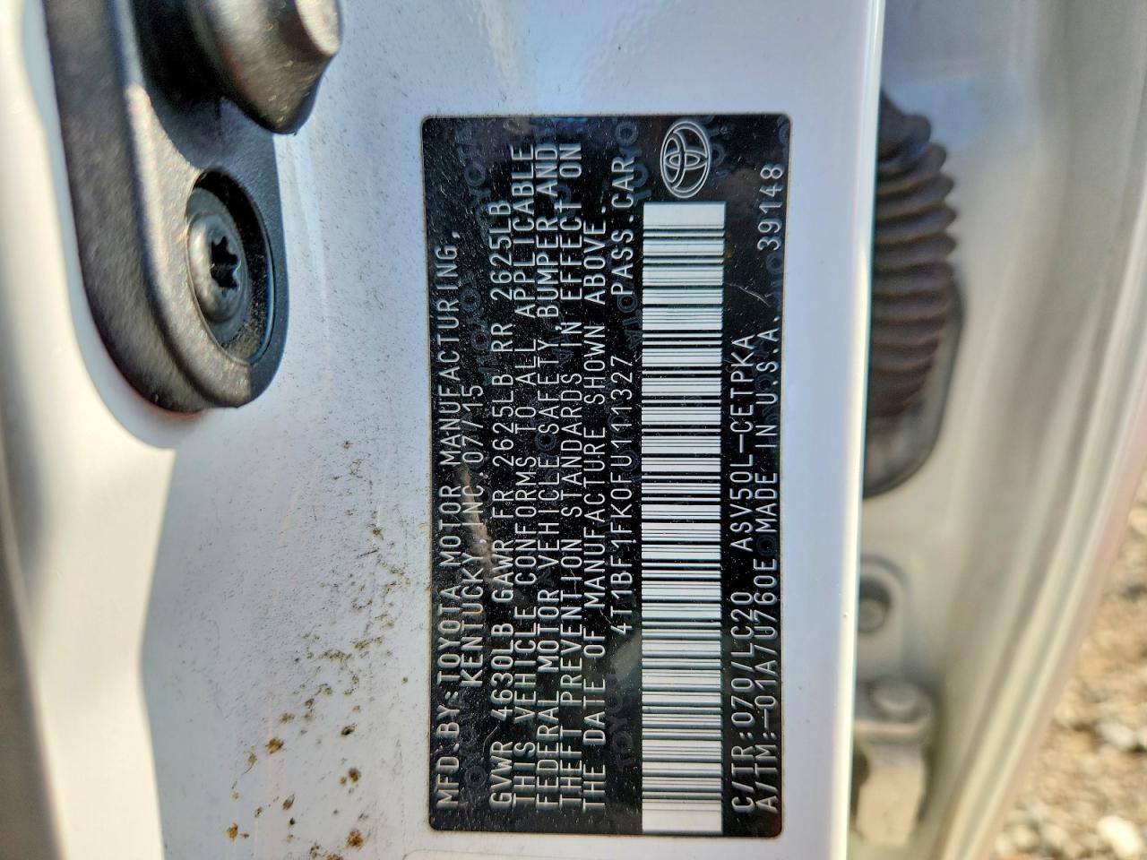 2015 TOYOTA CAMRY XSE photo 34