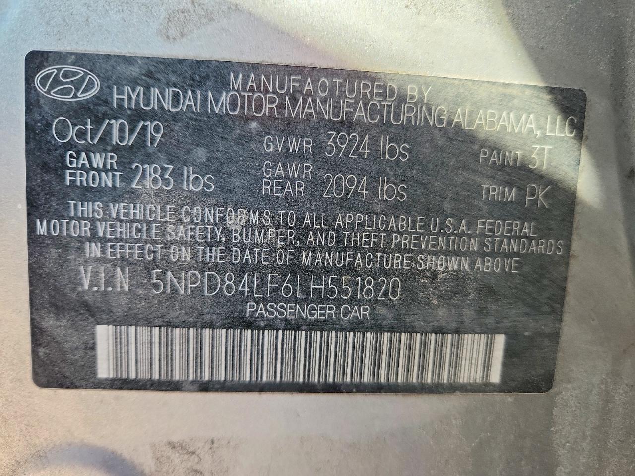 2020 HYUNDAI ELANTRA SEL photo 25