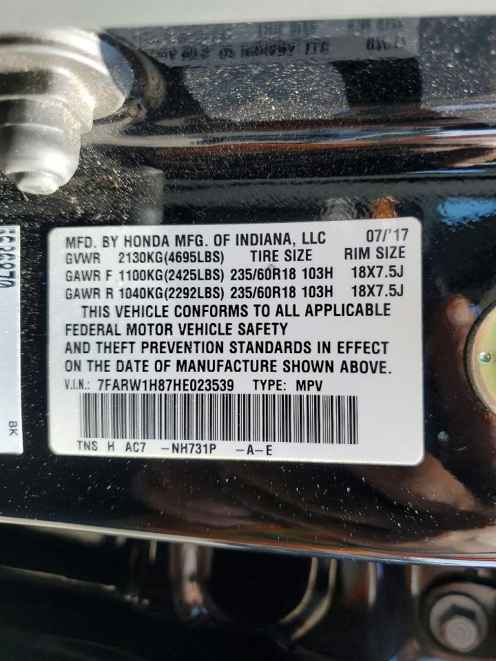 2017 HONDA CR-V EXL photo 37