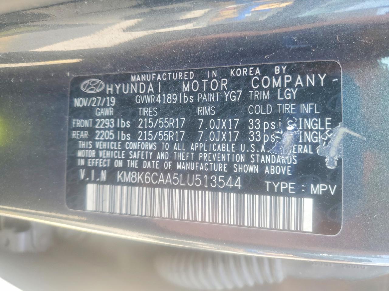 2020 HYUNDAI KONA SEL PLUS photo 25