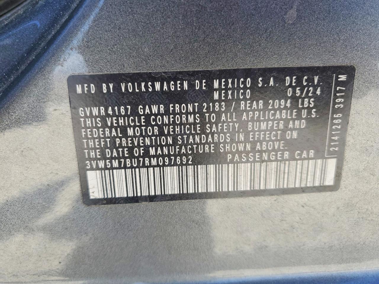 2024 VOLKSWAGEN JETTA S photo 23