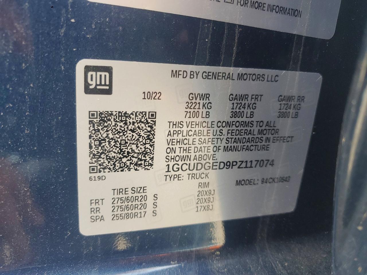 2023 CHEVROLET SILVERADO K1500 LTZ photo 12