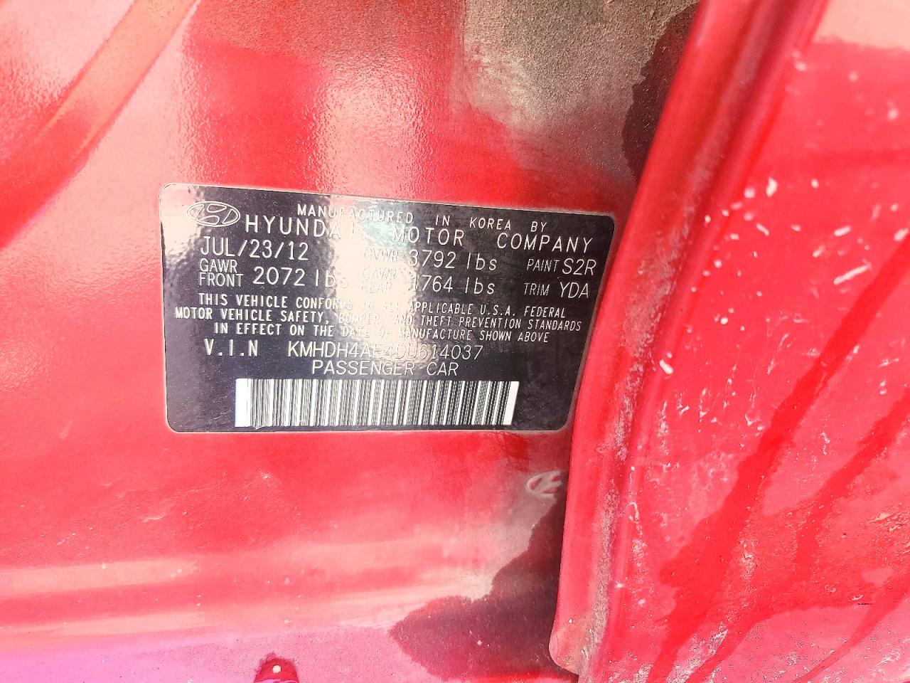 2013 HYUNDAI ELANTRA LIMITED photo 25