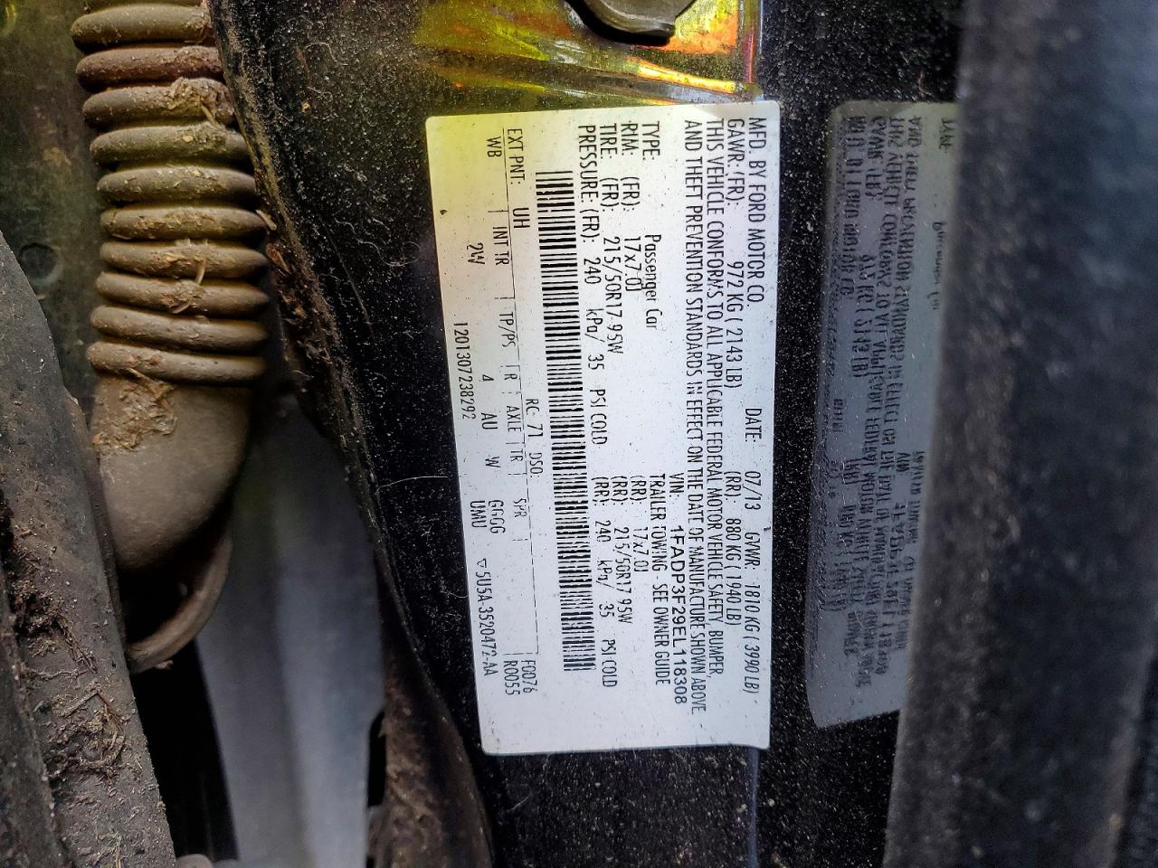 2014 FORD FOCUS SE photo 13