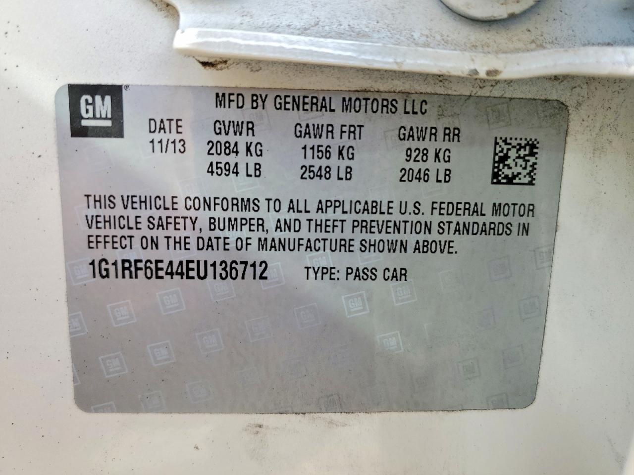 2014 CHEVROLET VOLT photo 34