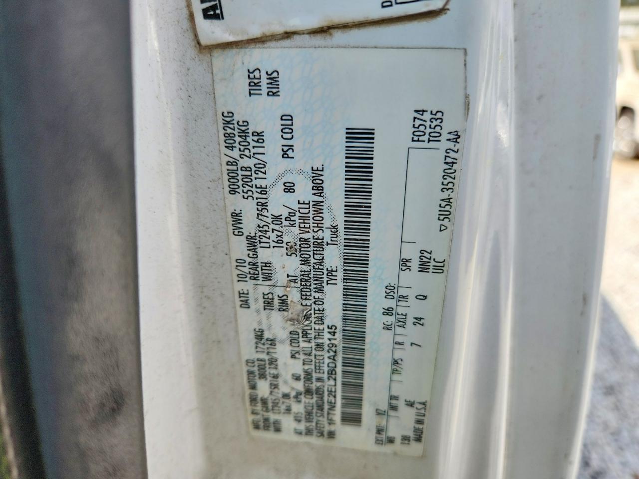 2011 FORD E250 UTILITY / SERVICE VAN photo 37