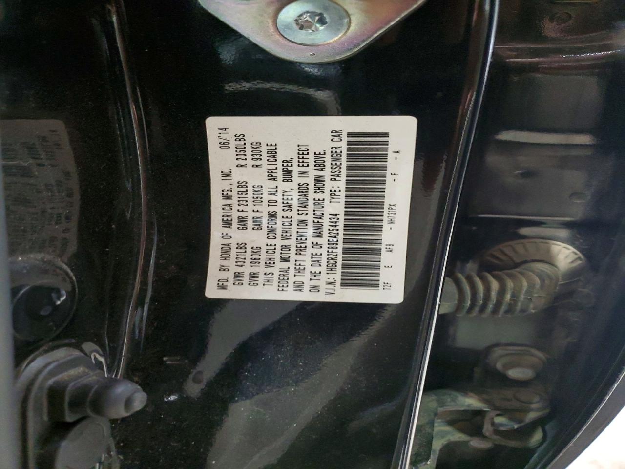 2014 HONDA ACCORD EXL photo 23
