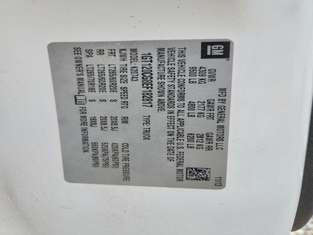 2014 GMC SIERRA K2500 SLE photo 12