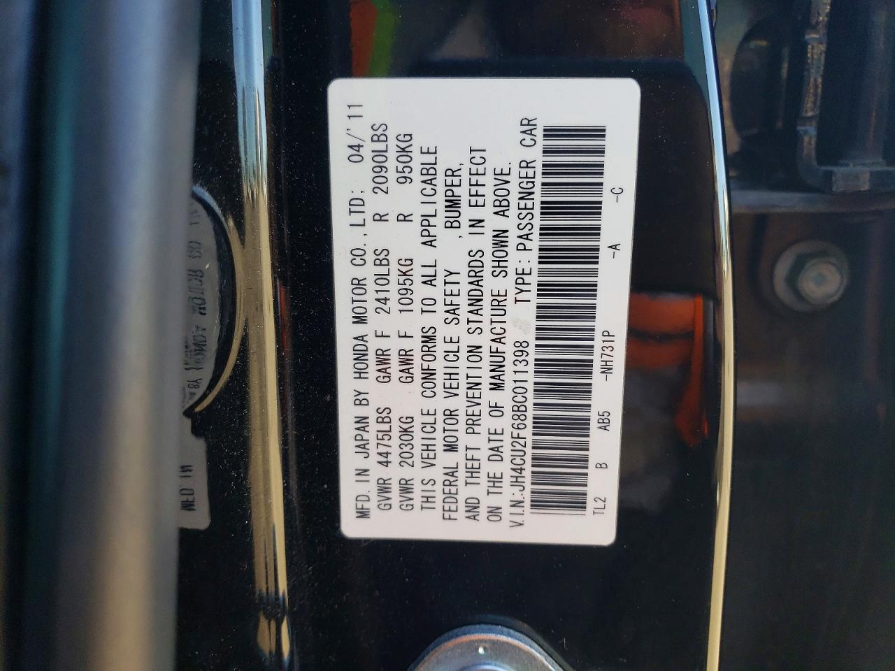 2011 ACURA TSX photo 34