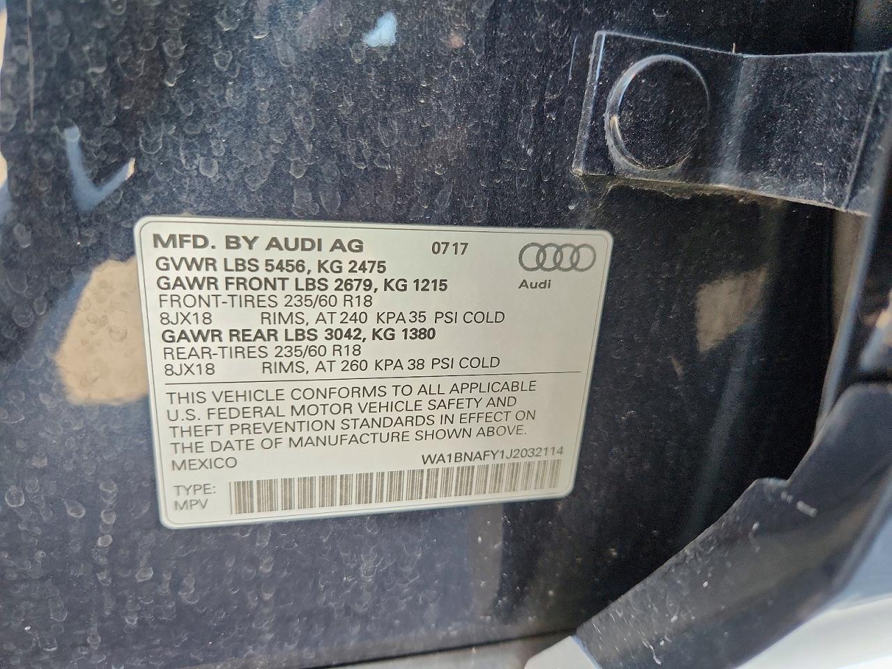 2018 AUDI Q5 PREMIUM PLUS photo 13
