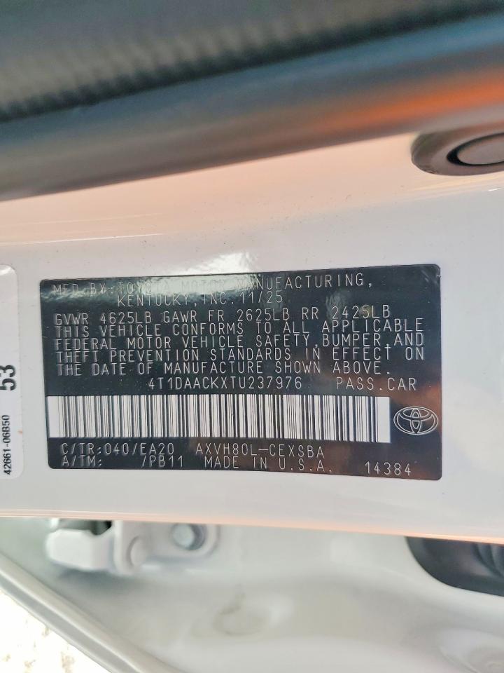 2026 TOYOTA CAMRY NIGHTSHADE photo 34