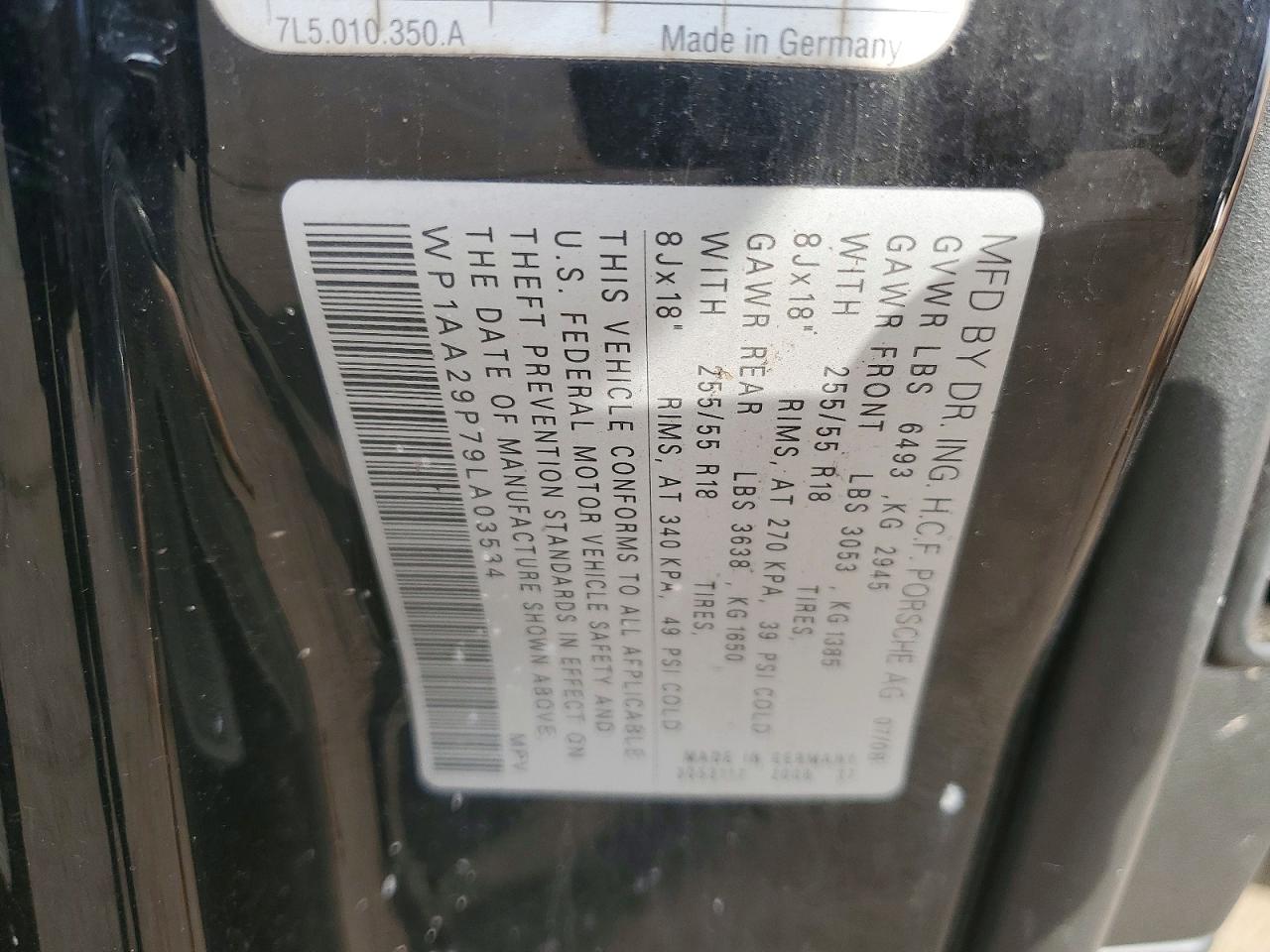 2009 PORSCHE CAYENNE photo 37