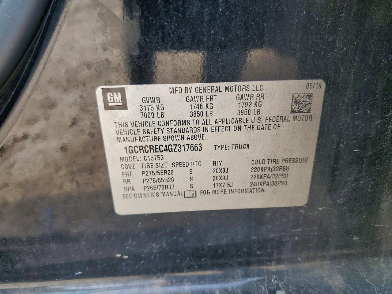 2016 CHEVROLET SILVERADO C1500 LT photo 23