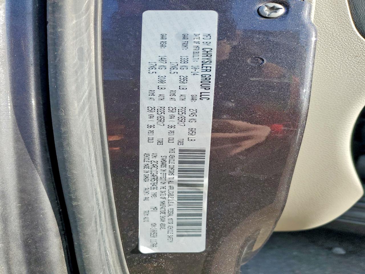 2015 CHRYSLER TOWN & COUNTRY TOURING L photo 13