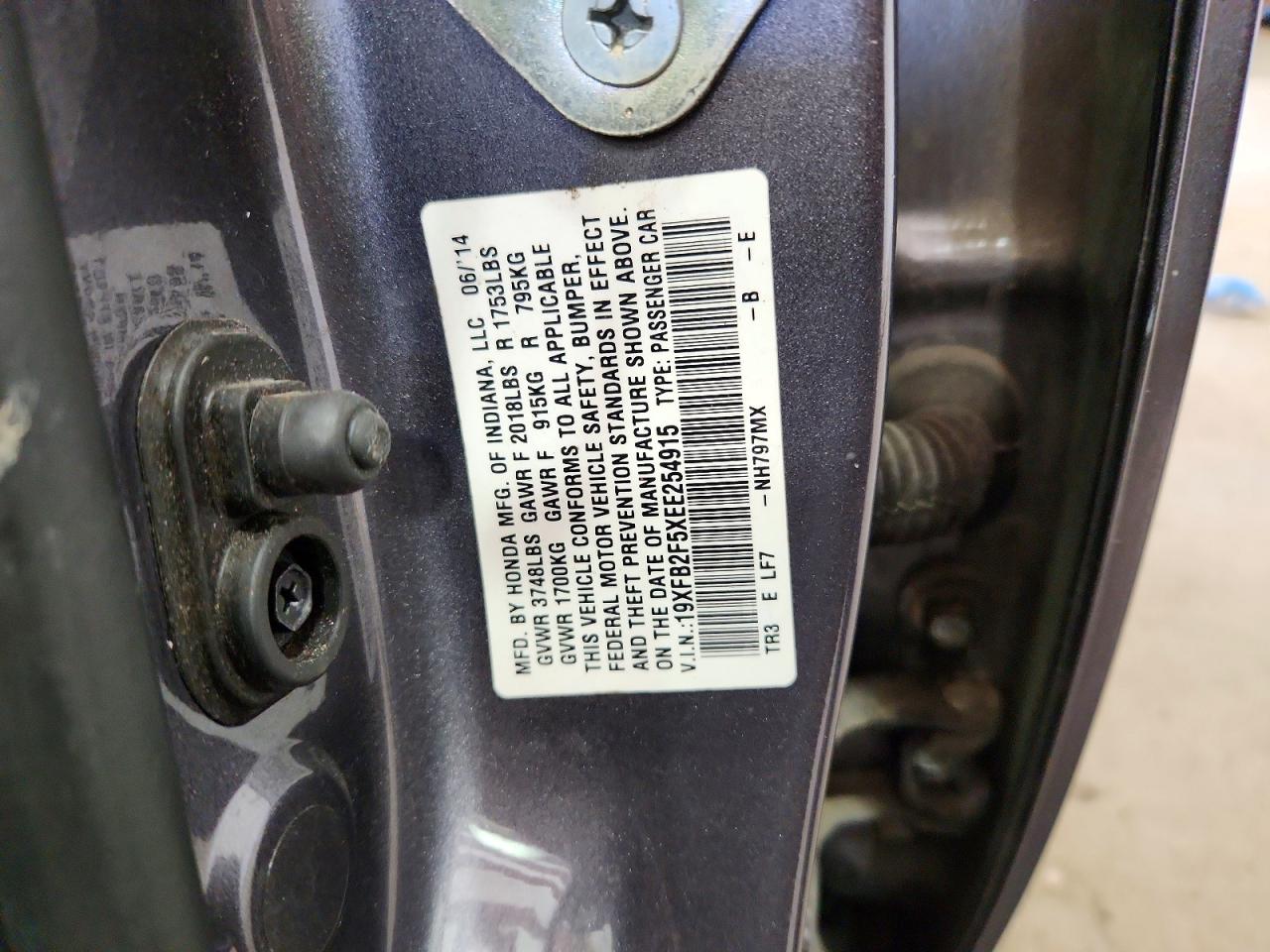 2014 HONDA CIVIC LX photo 34