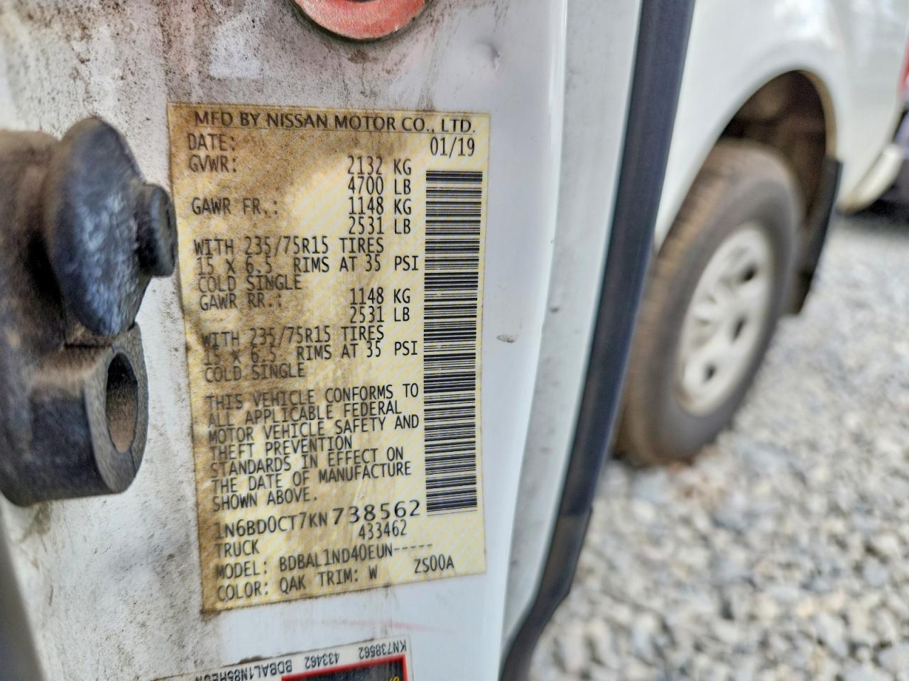 2019 NISSAN FRONTIER S photo 23